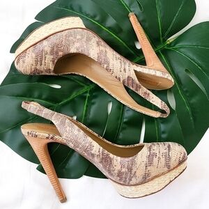 BCBGMaxAzria Corpcore Office Siren Boardroom slingback Going Out heels